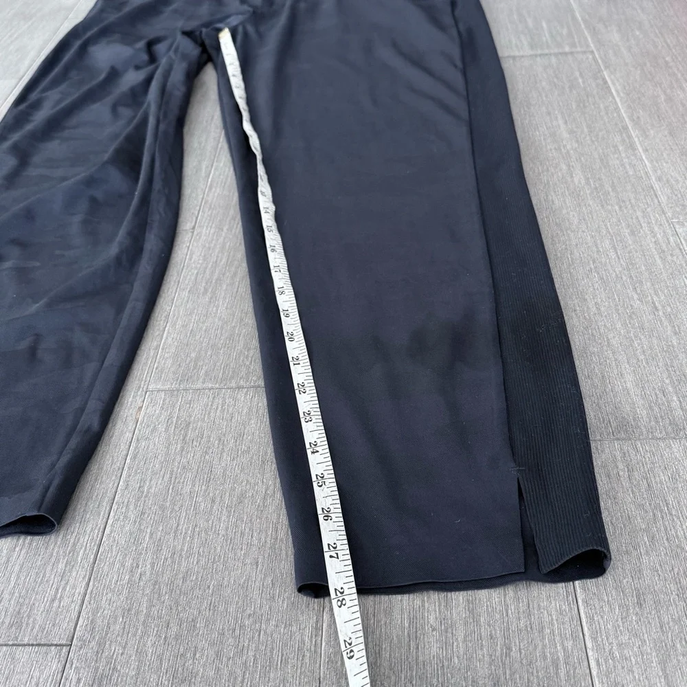 ATHLETA Brooklyn Textured Jogger Blue Camo Size 12 Pants 982553 Travel Pull On